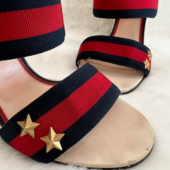 Authentic Gucci Ankle-Strap Sandals size 36.5 - Picture 9 of 13